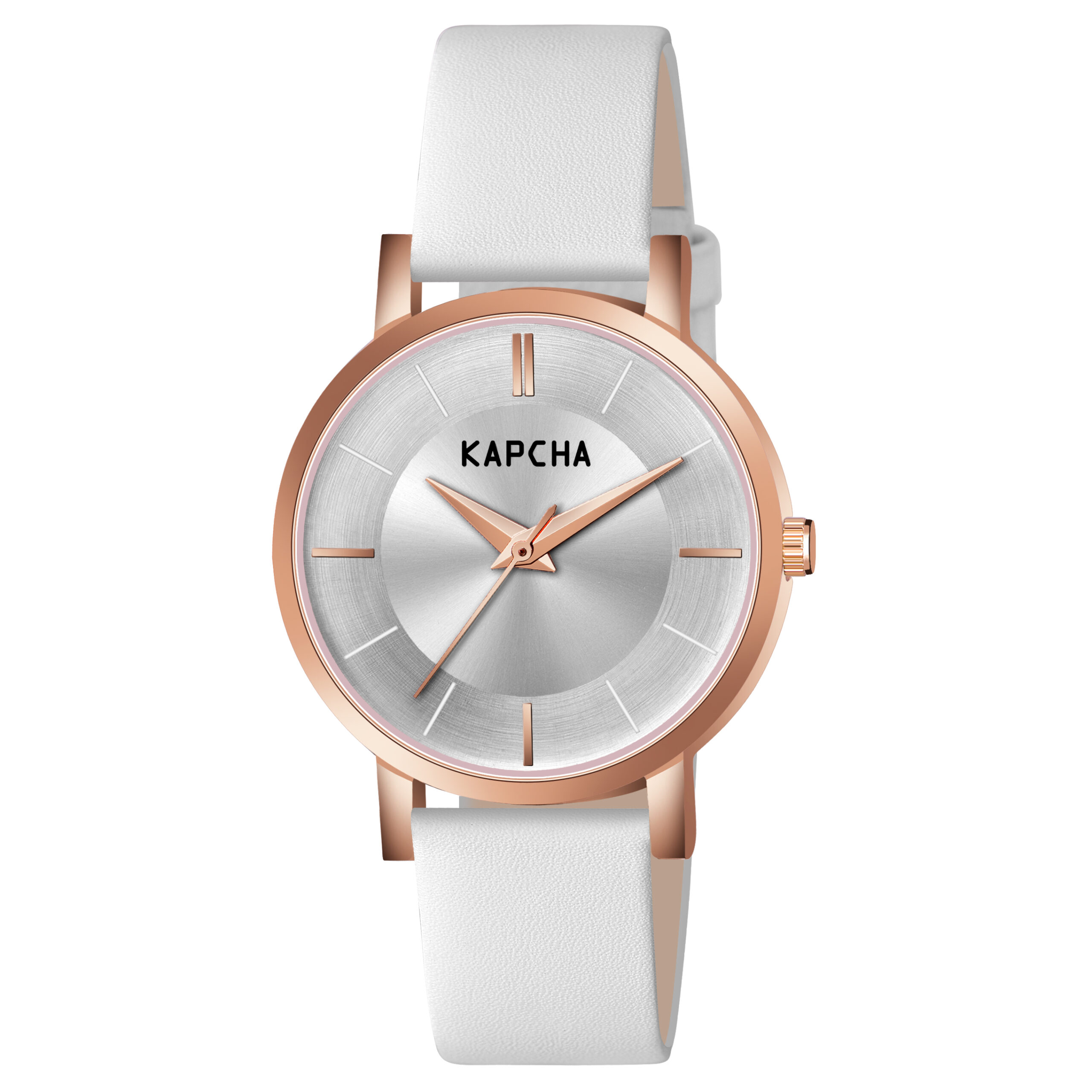 KAPCHA Versatile Stylish Analogue Leather Strap Watch with Gift Bracelet for Women Or Girls, Quartz Movement. - Image 3