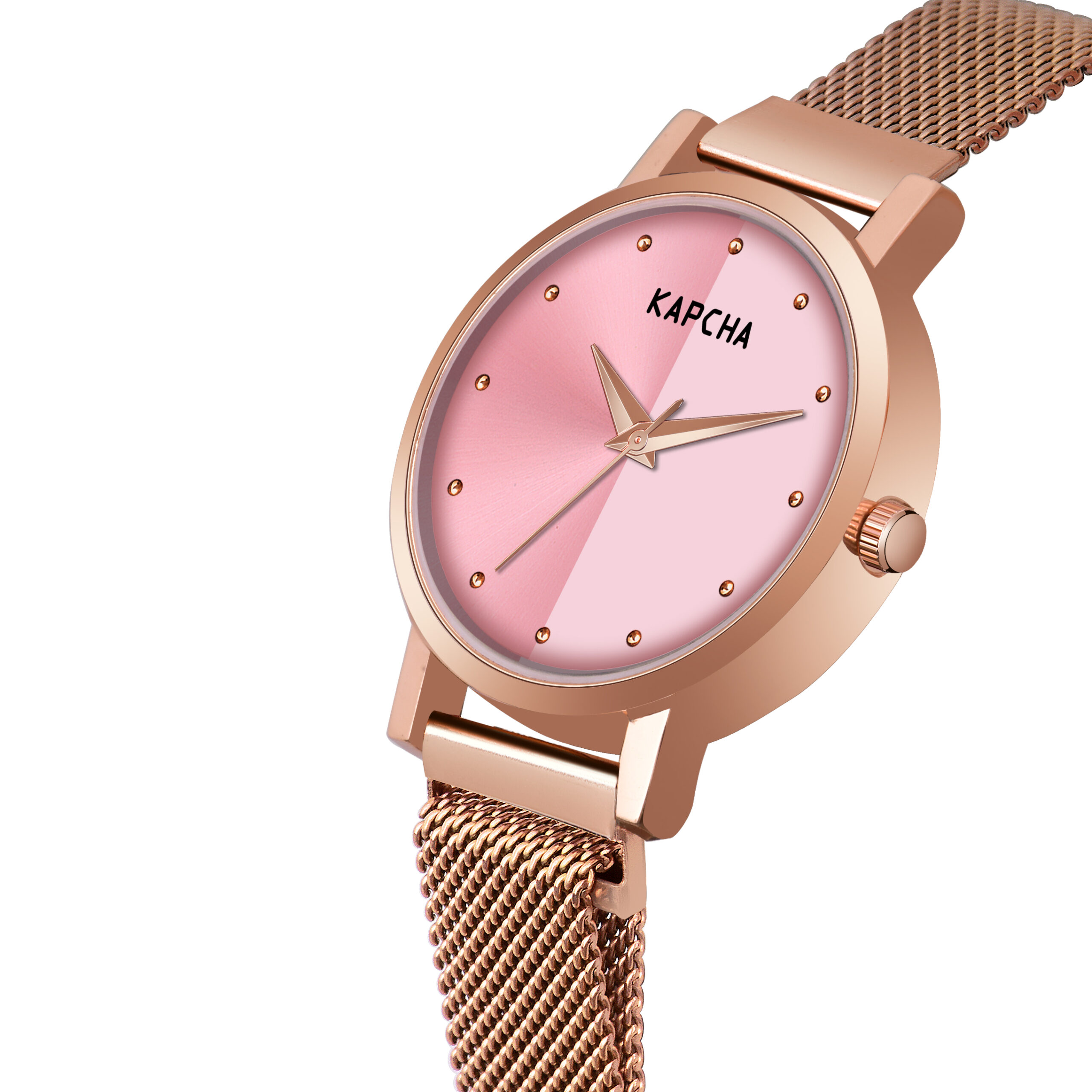 KAPCHA Pack of 2 Stylish Women's Chain Strap with Charm Bracelet, Round Dial Shape, Quartz Movement - Image 6