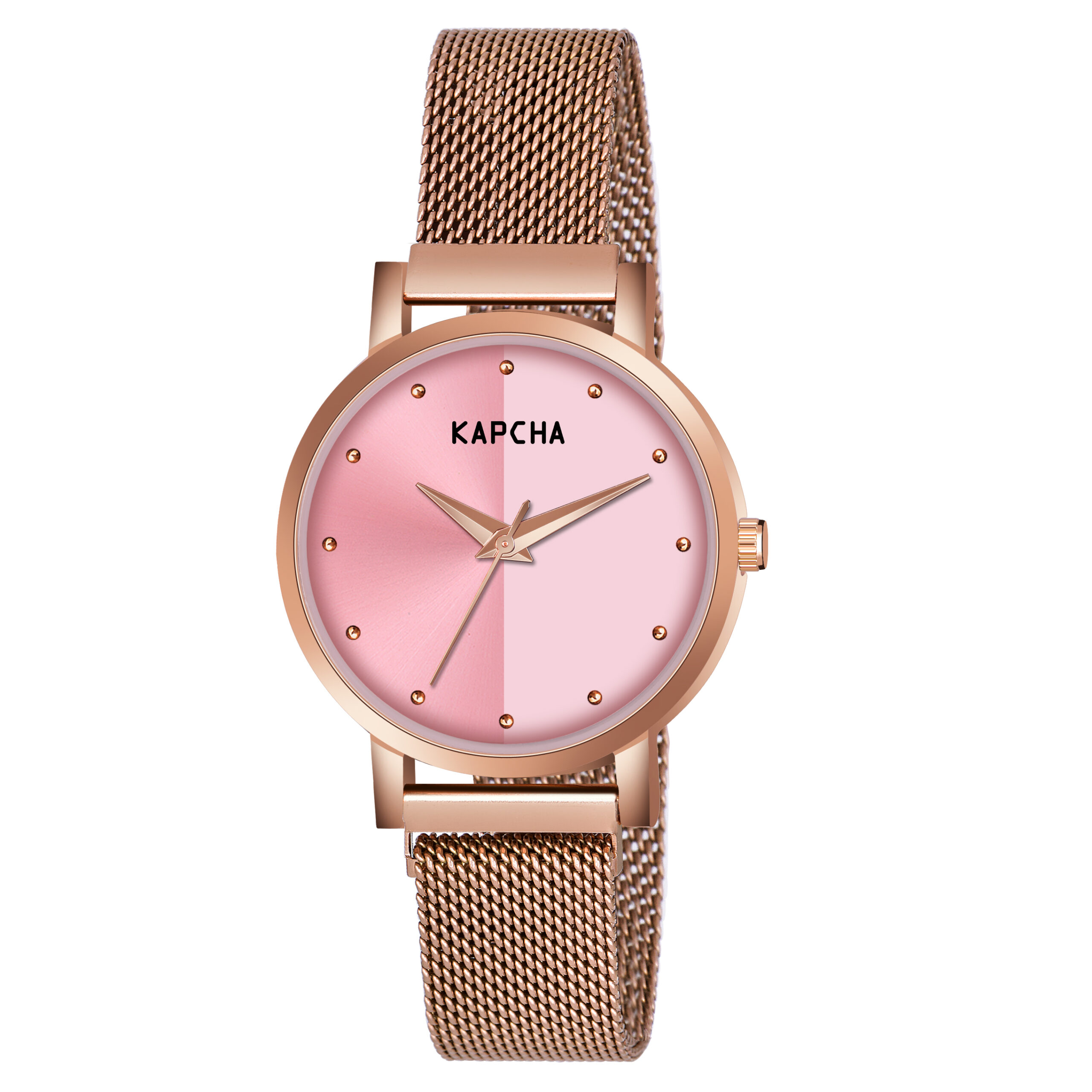 KAPCHA Pack of 2 Stylish Women's Chain Strap with Charm Bracelet, Round Dial Shape, Quartz Movement - Image 7