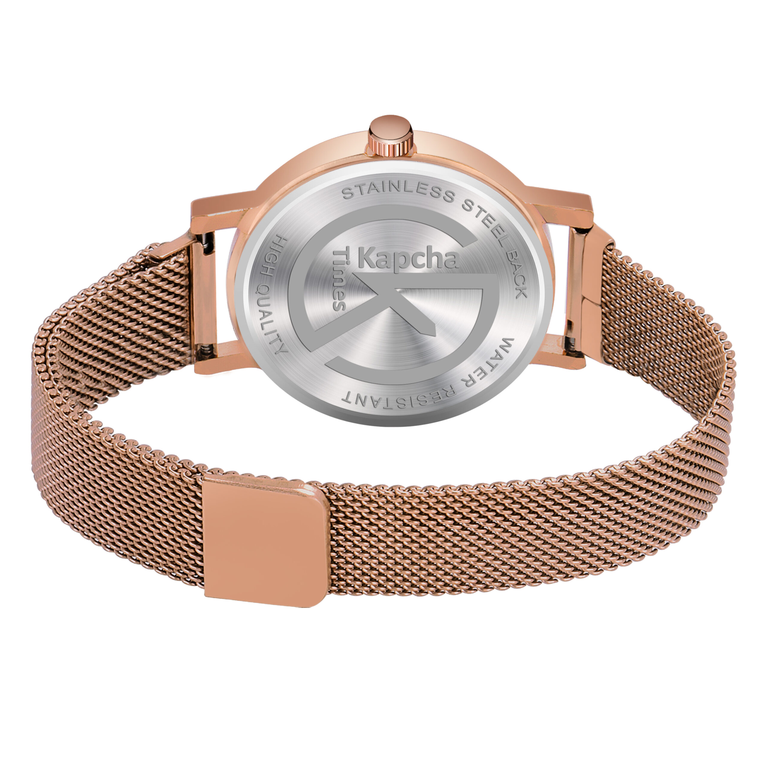 KAPCHA Sleek Women's Chain Bracelet Watch with Gift Bracelet Round Dial Shape, Quartz Movement - Image 4