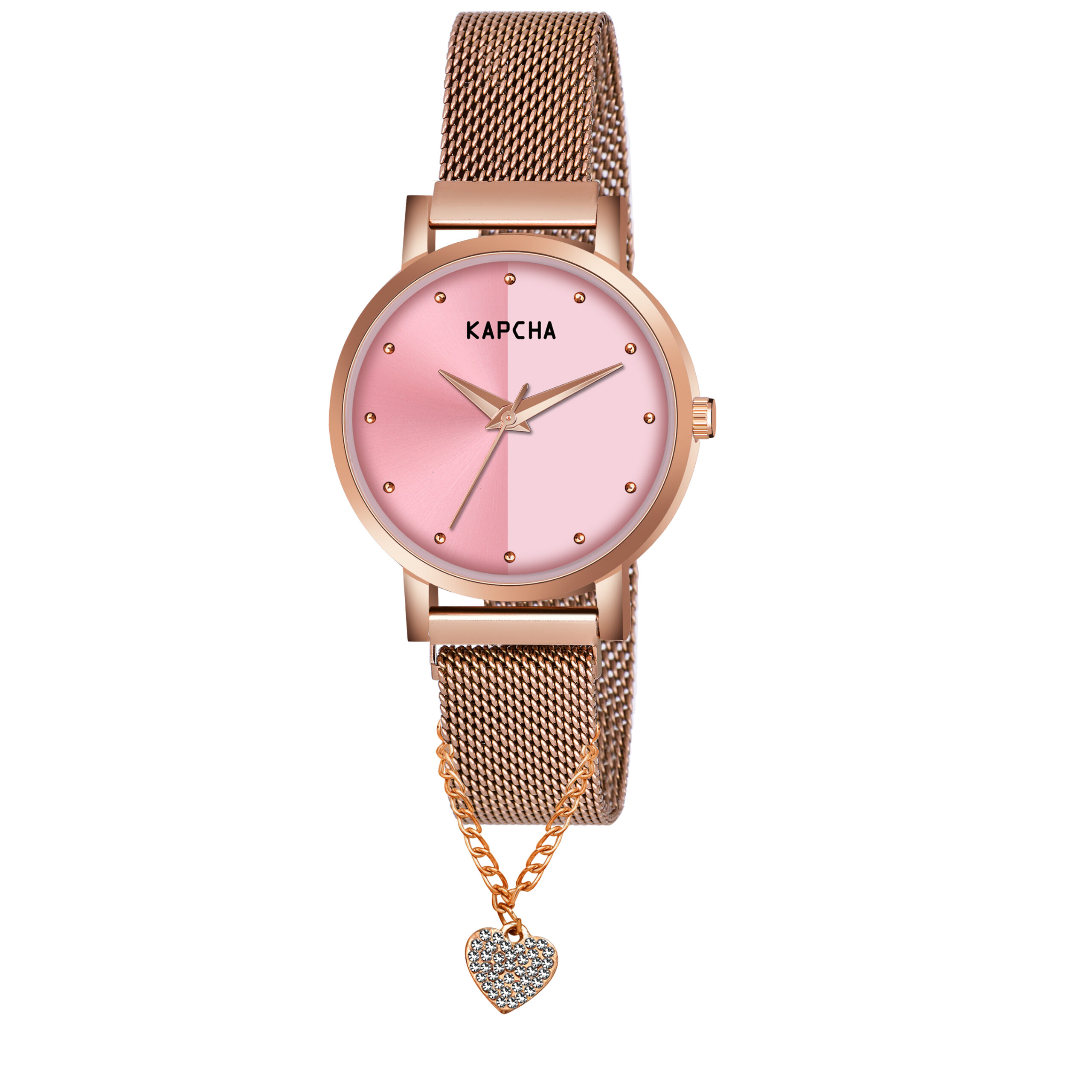 KAPCHA Festive Women's Watch Gift Pack Versatile Stylish Chain Strap Watch with Bracelet Ideal for Both Casual and Formal Wear - Image 3
