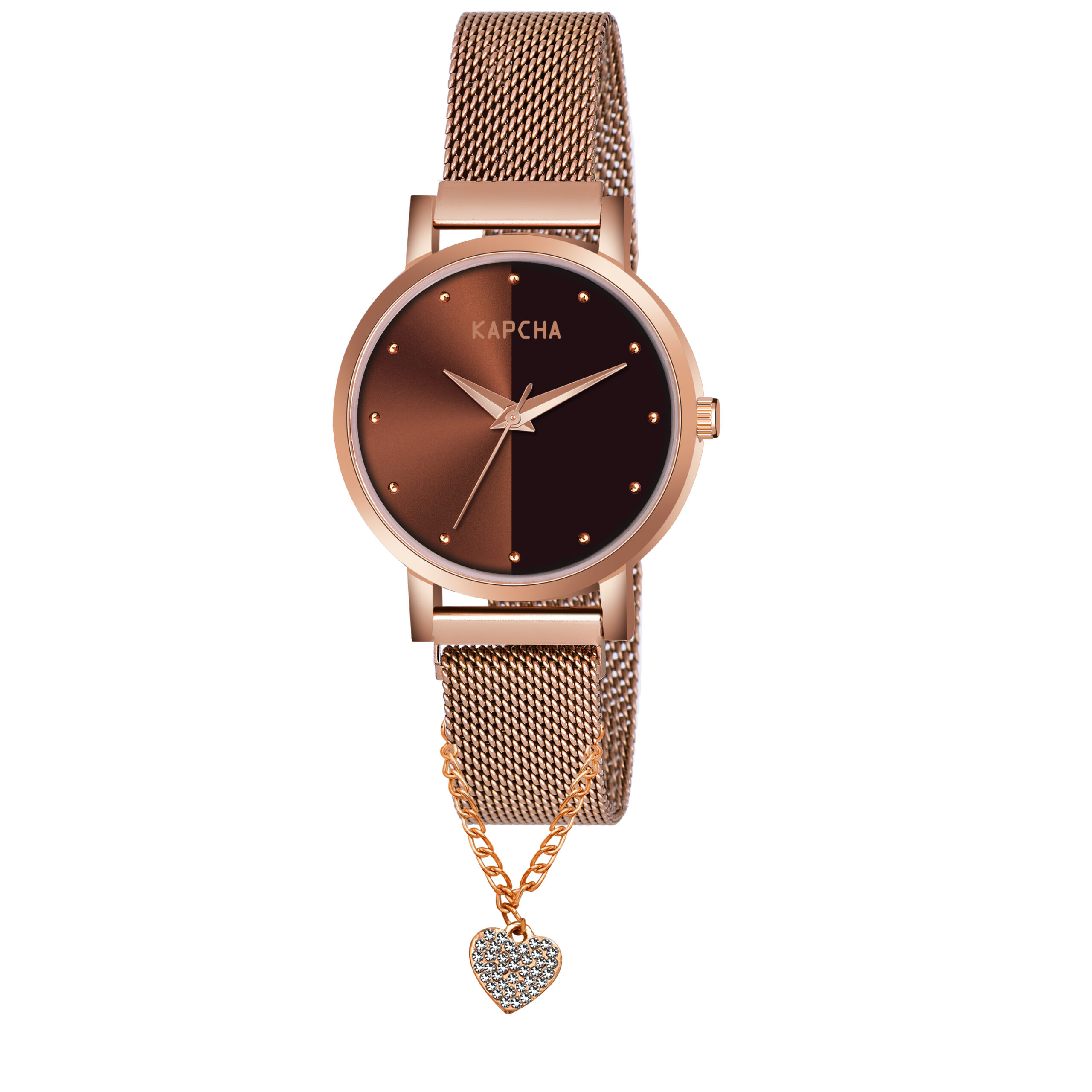 KAPCHA Minimal Elegance Women's Watch & Bracelet Set Chain Strap with Round Dial, Quartz Movement - Image 3