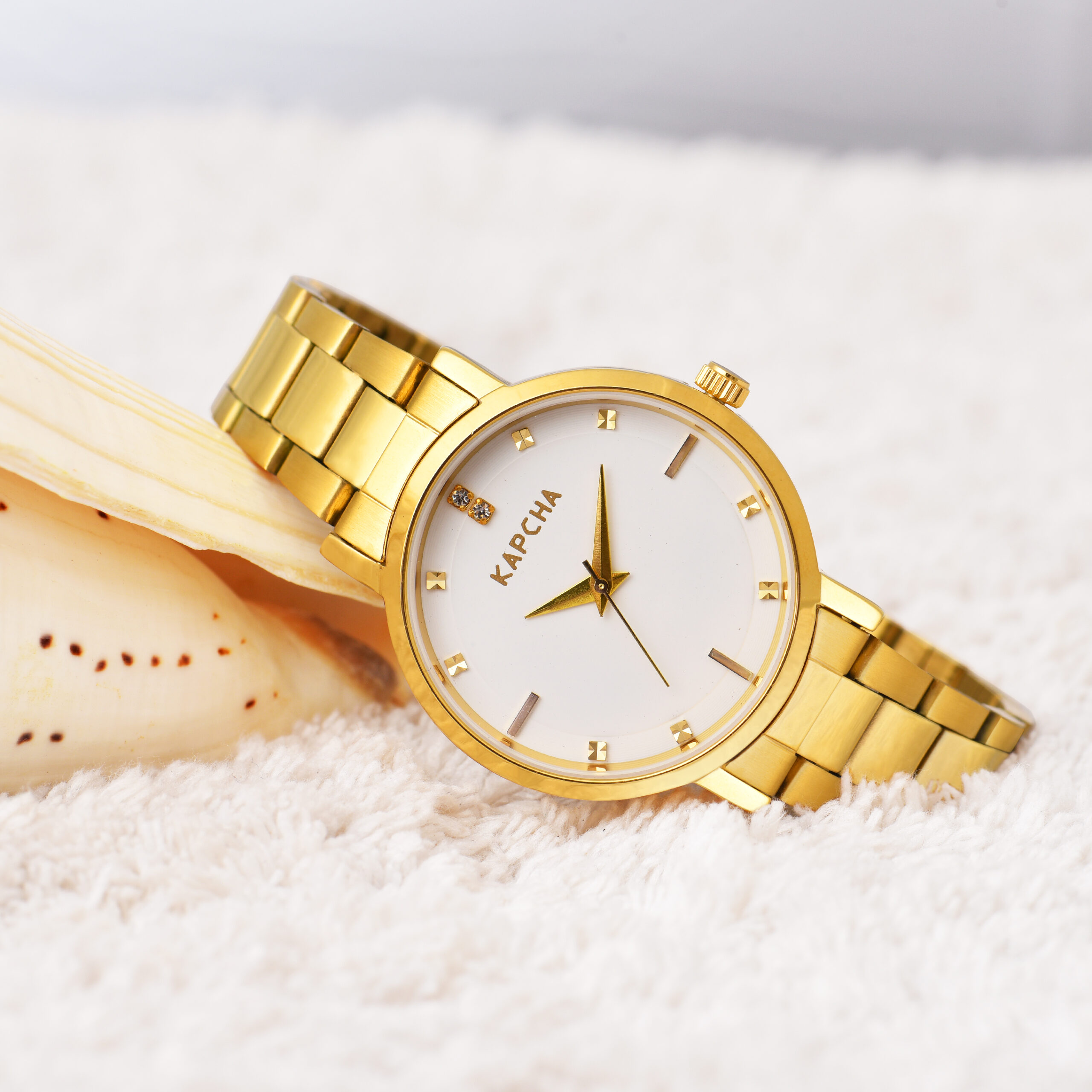 KAPCHA Luxury Women's Watch and Bracelet Gift Set Combo | Reliable Quartz Movement, and Adjustable Fit Elegant Accessory Stack for Her - Image 3