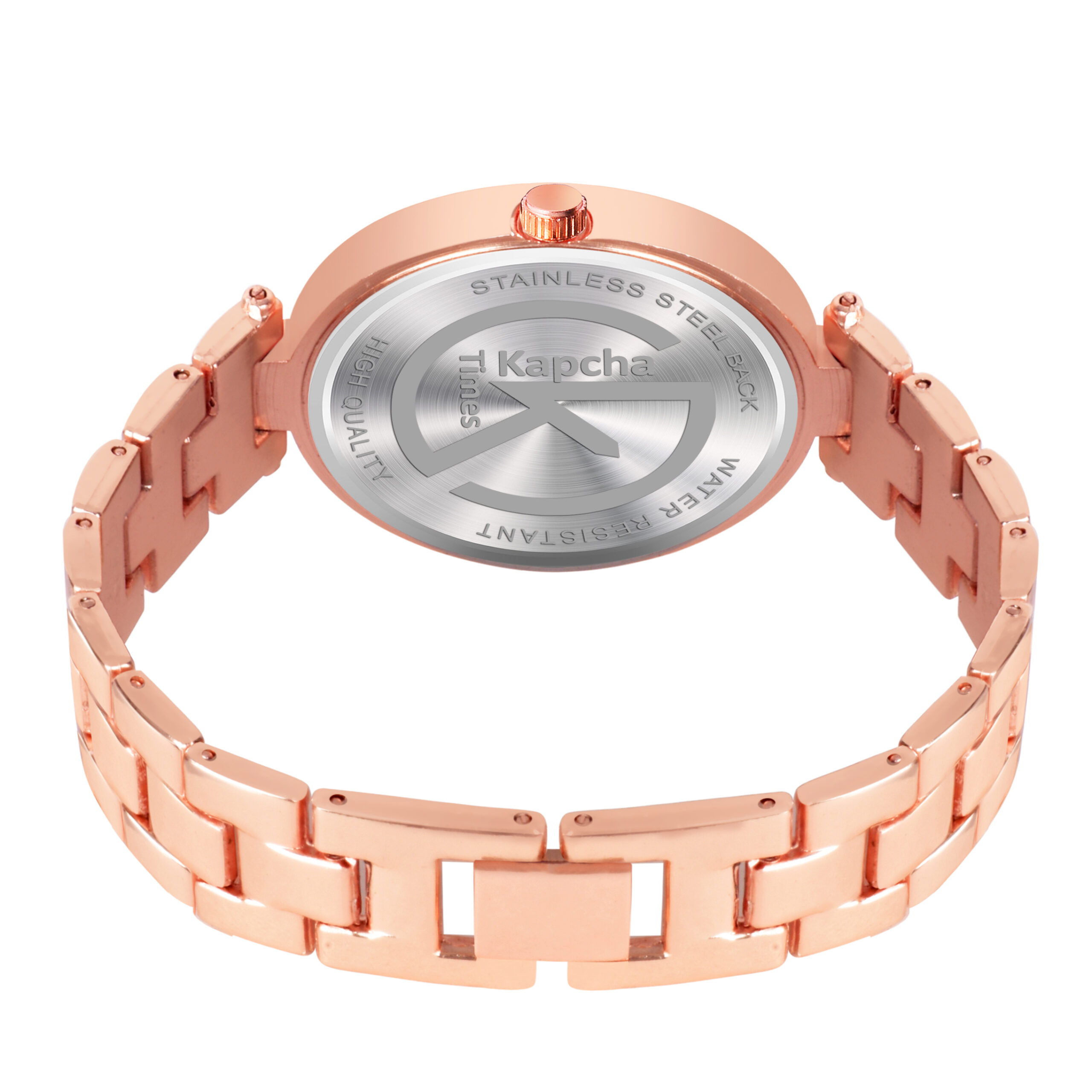 KAPCHA Women's Mesh Strap Watch with Rose Gold Floral Gifting Bracelet, Quartz Movement Adjustable Strap for Casual and Formal Wear - Image 6