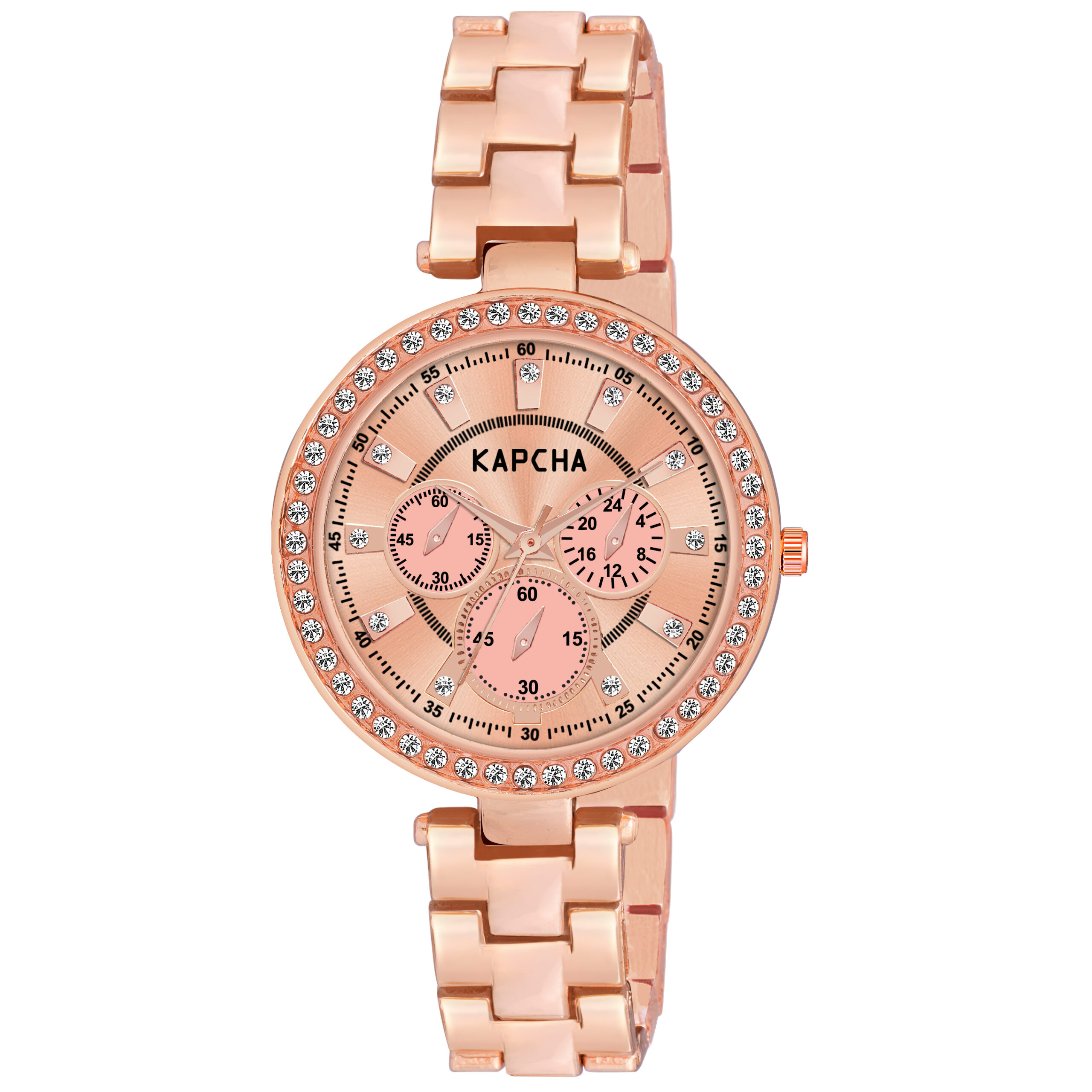 KAPCHA Women's Mesh Strap Watch with Rose Gold Floral Gifting Bracelet, Quartz Movement Adjustable Strap for Casual and Formal Wear - Image 8